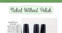 Desktop Screenshot of nakedwithoutpolish.com